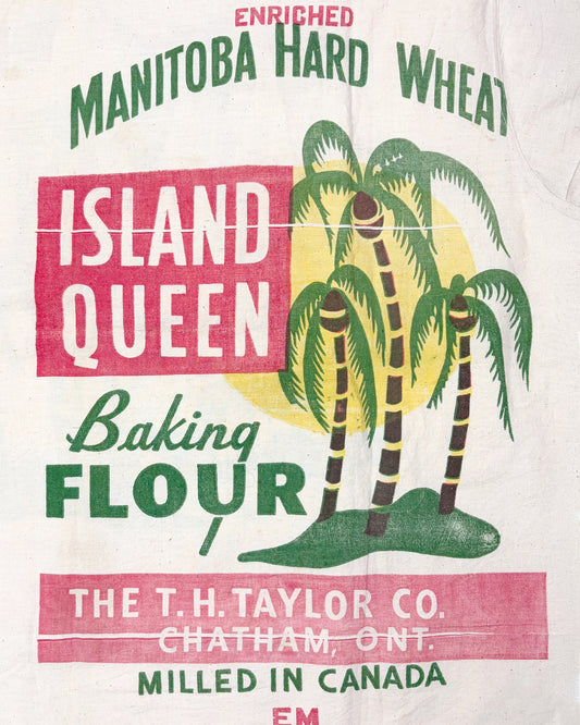 Vintage 50’s ‘Island Queen Flour Sack’ True Vintage Shirt