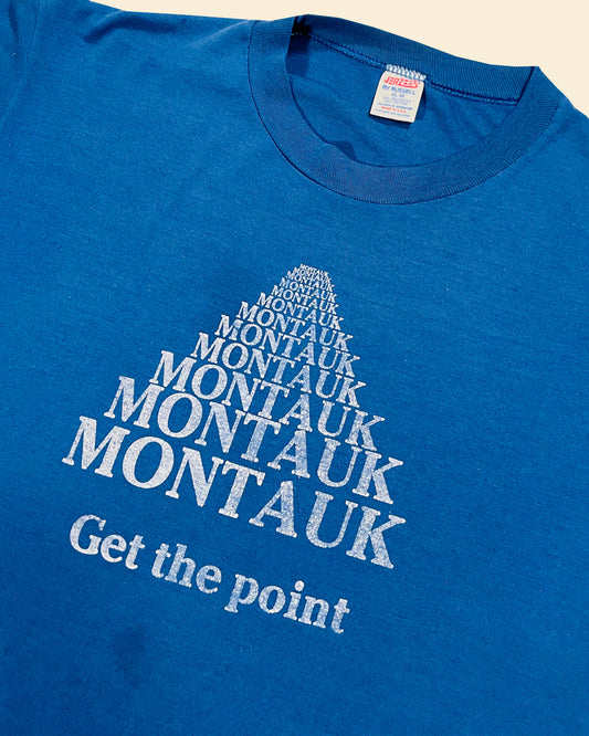 Vintage 80’s ‘Montauk: Get To The Point’ Tshirt