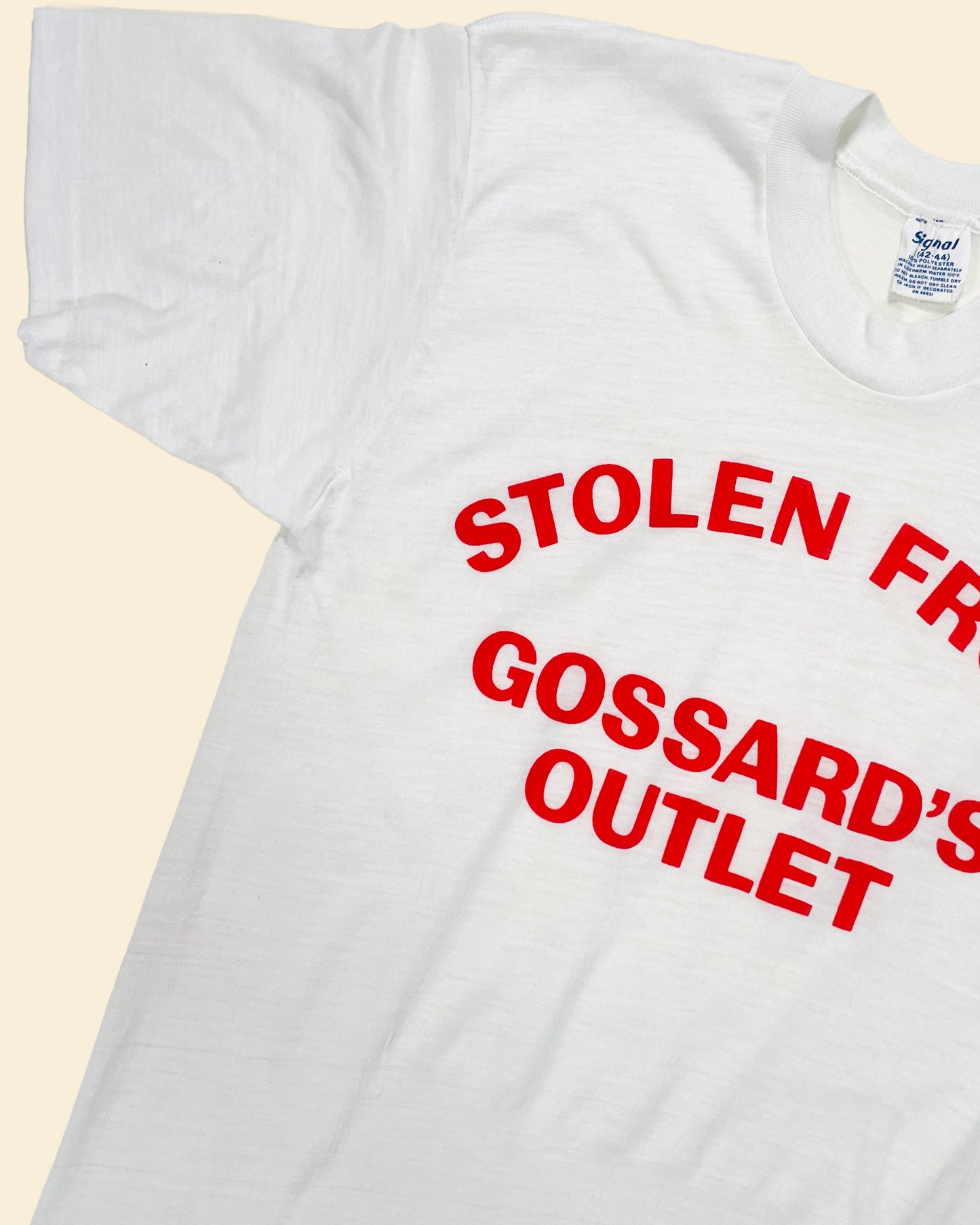 Vintage 70’s ‘Stolen From Gossard’s’ True Vintage Tshirt