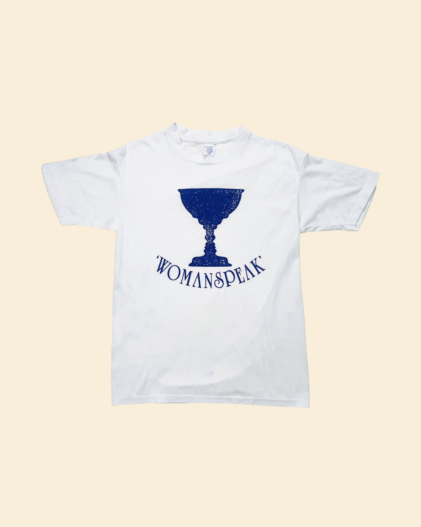 Vintage 80’s ‘Womanspeak’ Tshirt