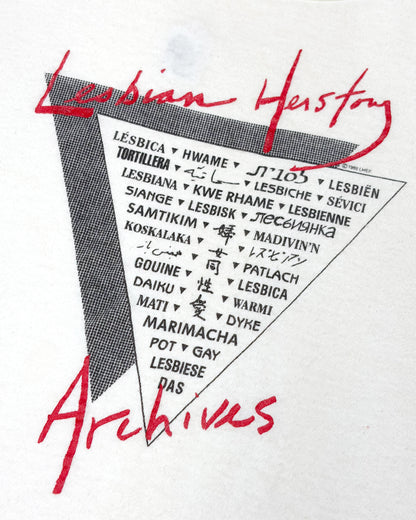 Vintage 80’s ‘Lesbian Herstory Archives’ Original Vintage T-Shirt