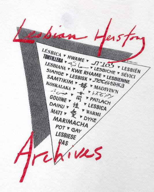 Vintage 80’s ‘Lesbian Herstory Archives’ Original Vintage T-Shirt