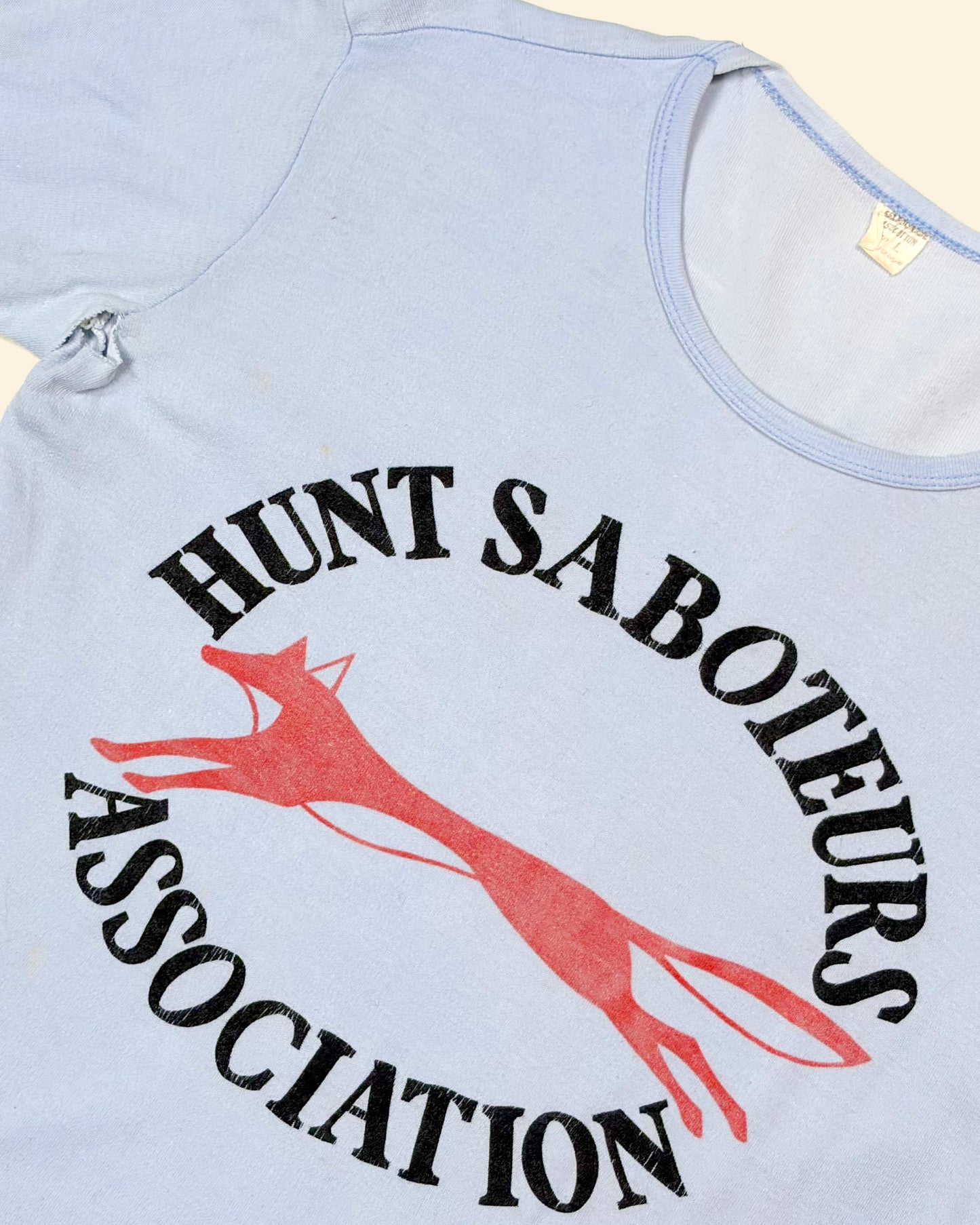 Vintage 70’s ‘Hunt Saboteurs Association’ True Vintage T-Shirt
