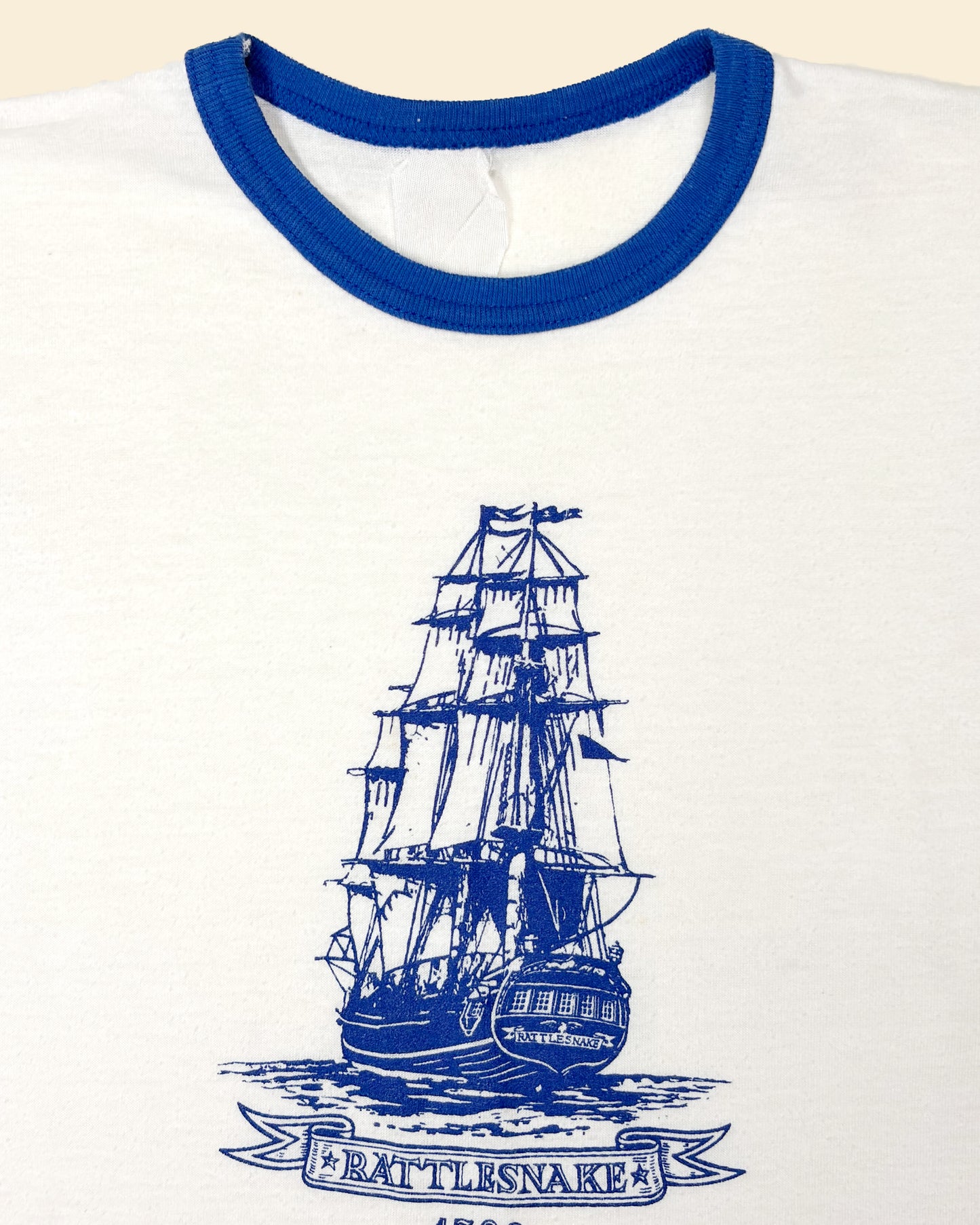 Vintage 80’s ‘USS Rattlesnake 1780’ Vintage T-Shirt