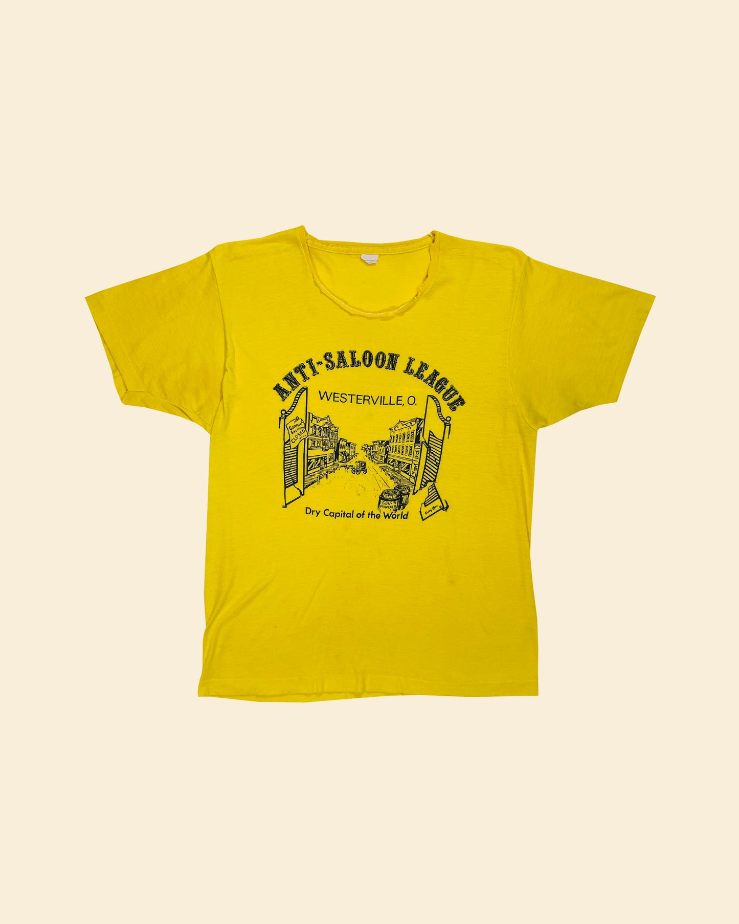 Vintage 70’s ‘Anti Saloon League’ True Vintage Tshirt