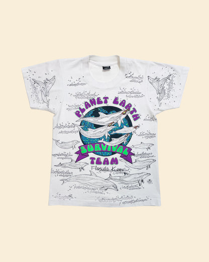 Vintage 90's ‘Planet Earth Survival Team’ Tshirt