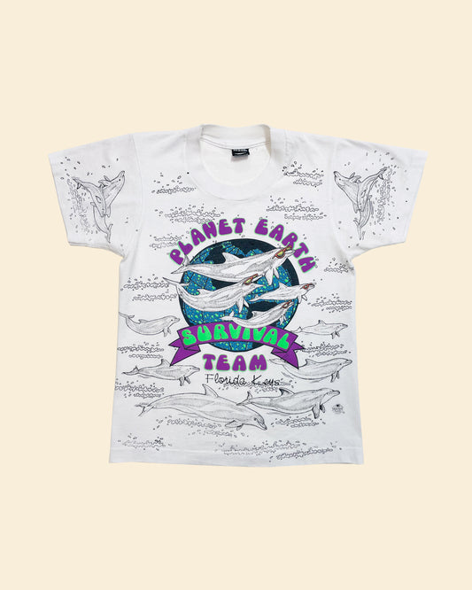 Vintage 90's ‘Planet Earth Survival Team’ Tshirt