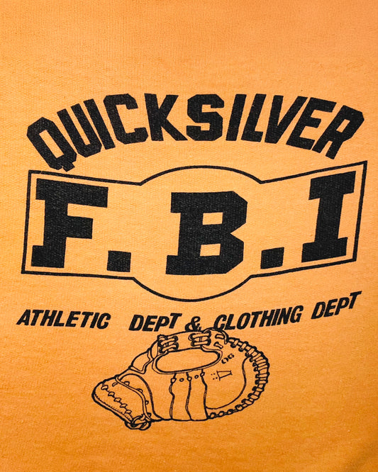 Vintage 70’s ‘Quicksilver F.B.I. Athletic Dept’ True Vintage Tank - Orange
