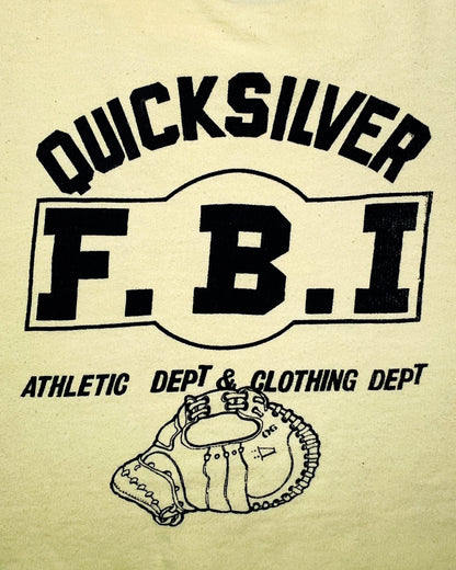 Vintage 70’s ‘Quicksilver F.B.I. Athletic Dept’ True Vintage Tank - Yellow