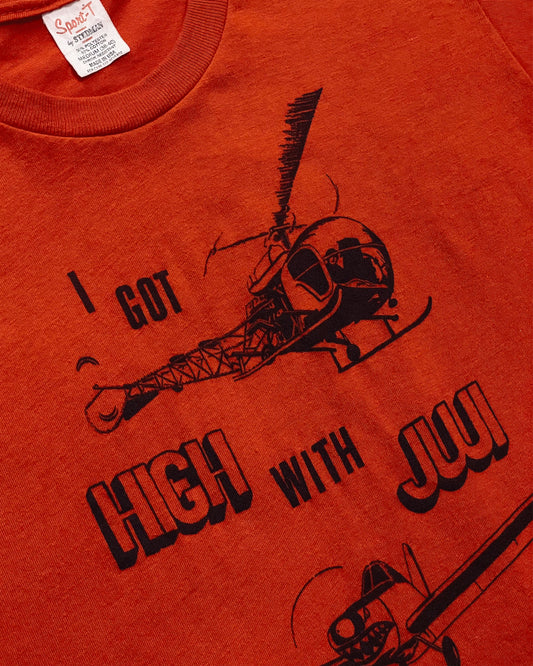 Vintage 80's ‘High With JWI’ Tshirt