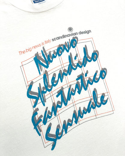 Vintage 80's ‘Nuovo Splendido Fantastico Sensuale’ Tshirt