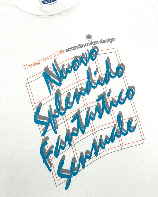 Vintage 80's ‘Nuovo Splendido Fantastico Sensuale’ Tshirt