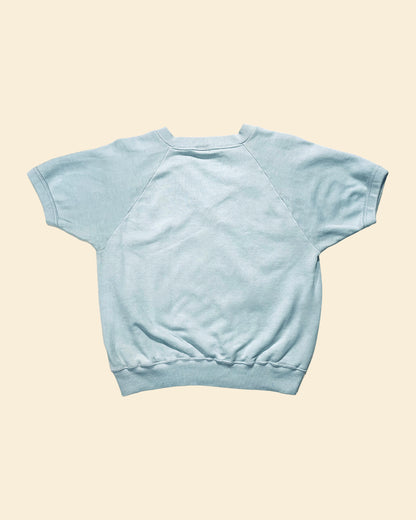 Vintage 60’s ‘Blue - Sportswear’ True Vintage Short Sleeve Sweatshirt