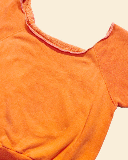 Vintage 60’s ‘Salmon Orange’ True Vintage Short Sleeve Sweatshirt